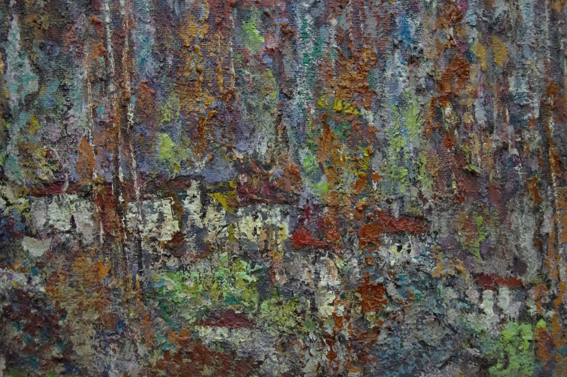 Abstract oil painting Autumn in the mountains by Filatov Vladimir Nikolaevich