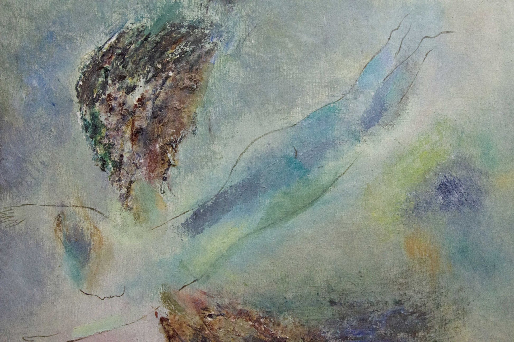 Abstract oil painting Selfies by Strulev Evgeny Alekseevich
