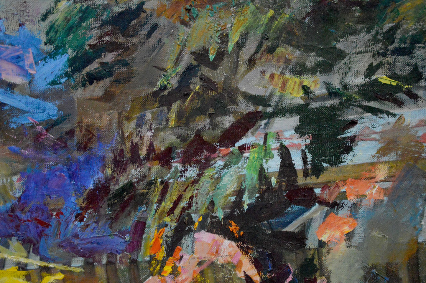 Oil painting Daylight by Lapunov G.A. with bold abstract brushstrokes