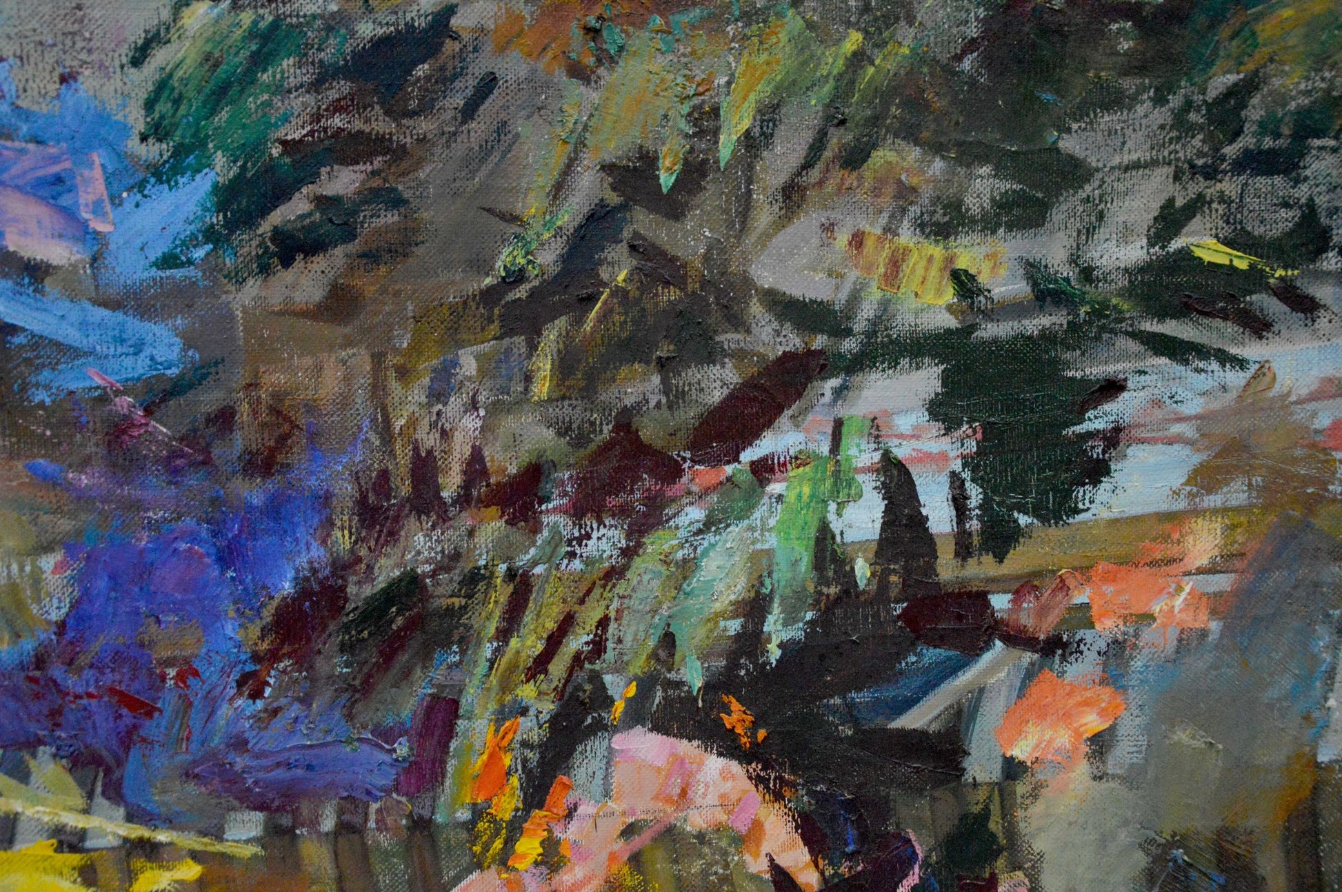 Oil painting Daylight by Lapunov G.A. with bold abstract brushstrokes