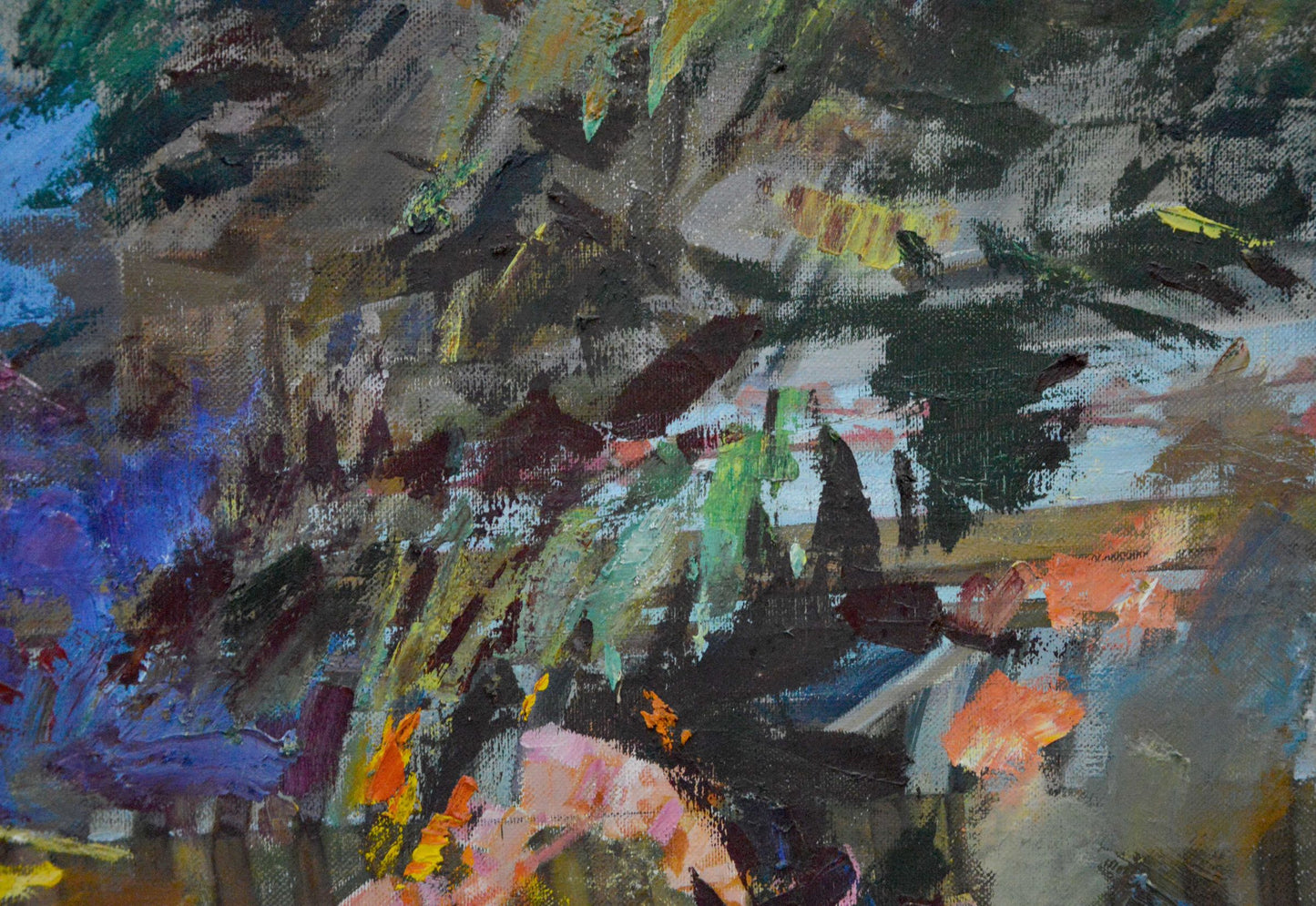 Oil painting Daylight by Lapunov G.A. with bold abstract expressionist brushstrokes