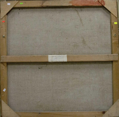 Back of Raging Sea oil painting by Livshits Chaim Moiseevich on wooden frame