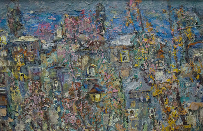 Oil painting Autumn over the city by Filatov Vladimir Nikolaevich