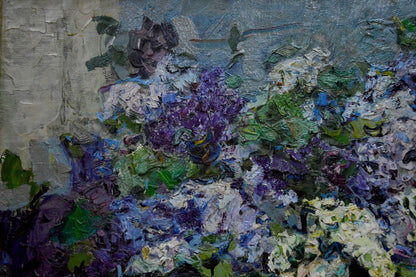 Oil painting Lilac bouquet by Zakharov Fedor Zakharovich