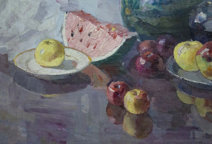 Oil painting of watermelon slice by Kerzhner Alexander Haskelevich