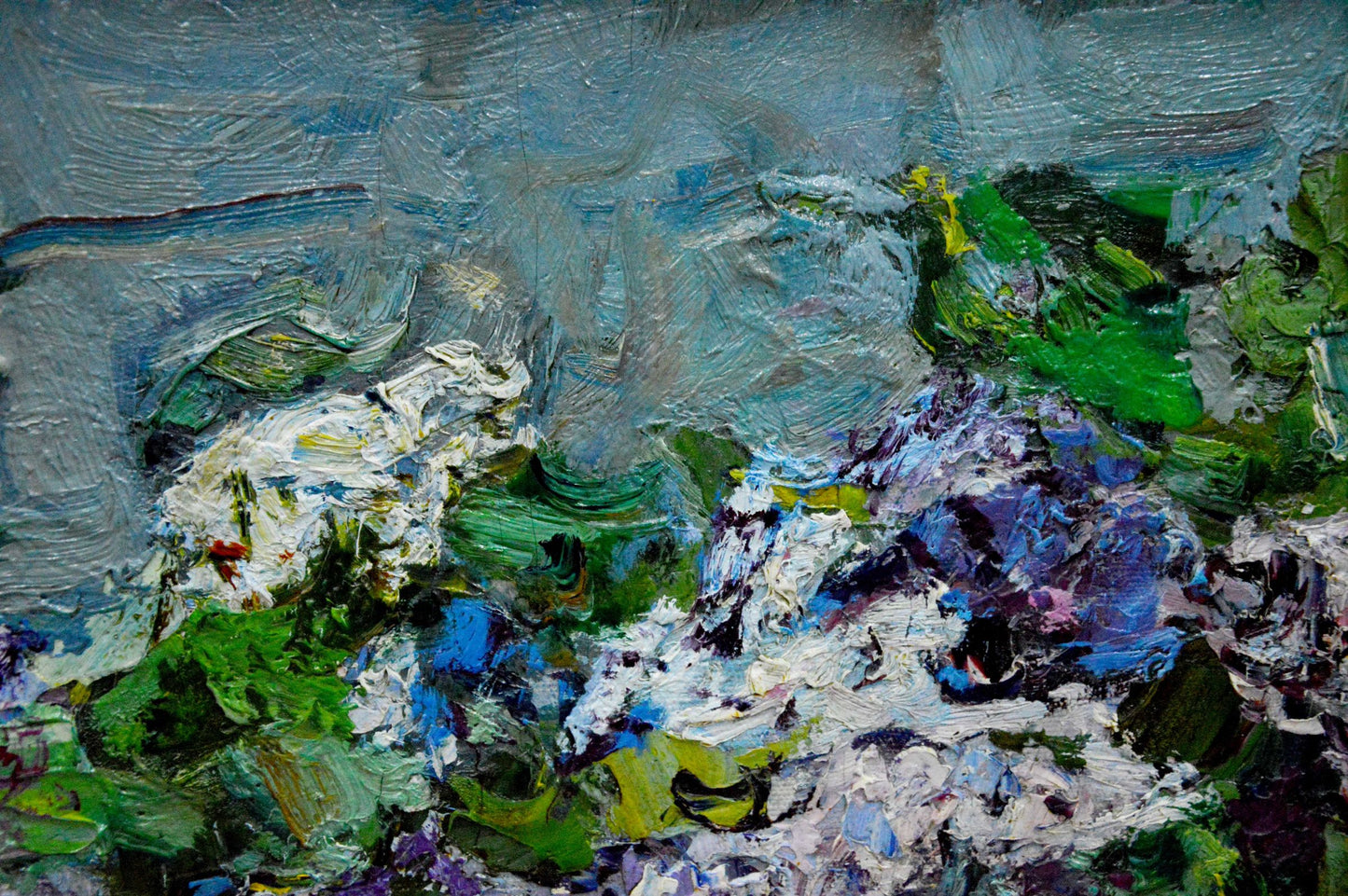 Oil painting Lilac bouquet by Zakharov Fedor Zakharovich