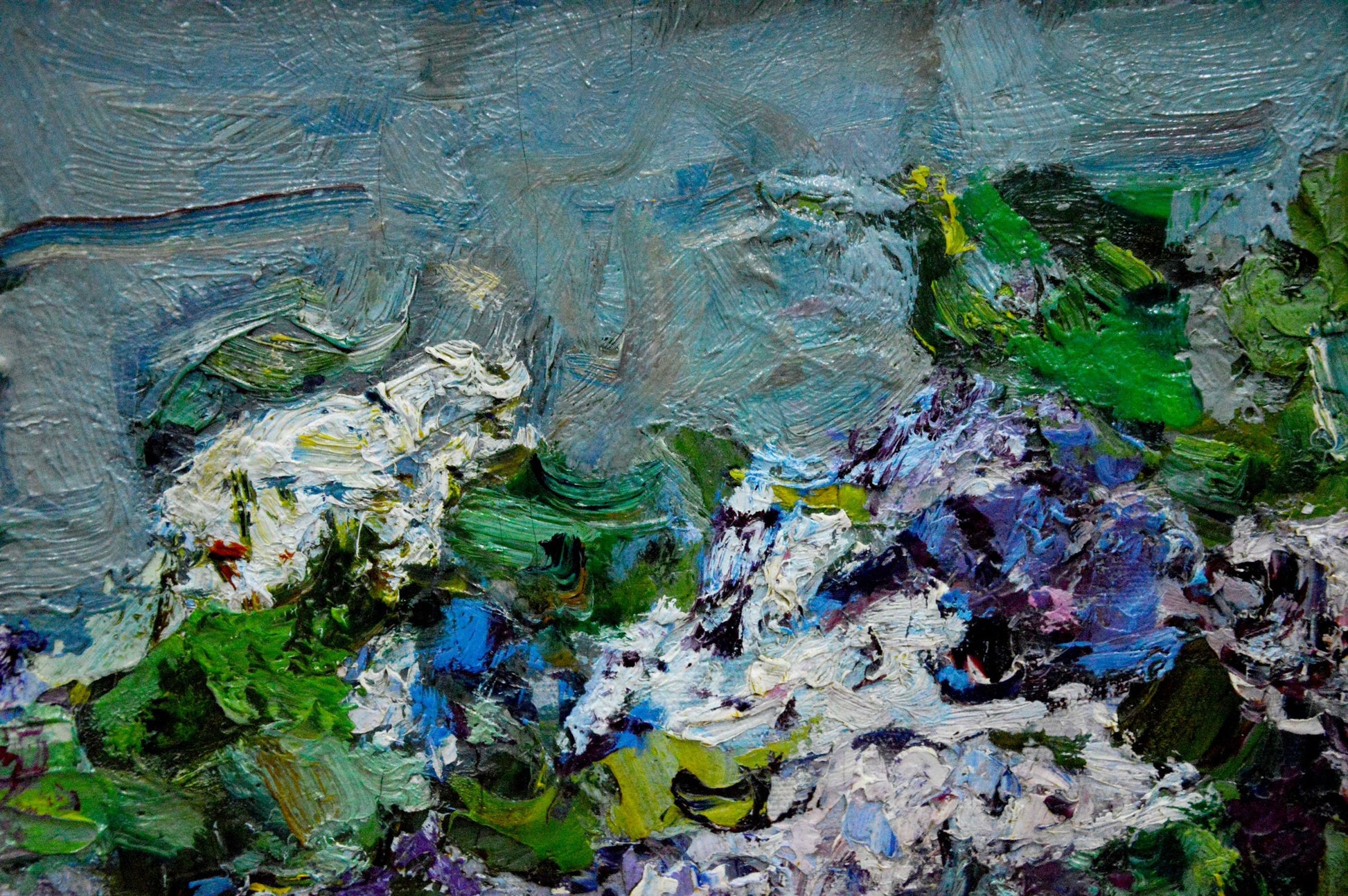 Oil painting Lilac bouquet by Zakharov Fedor Zakharovich