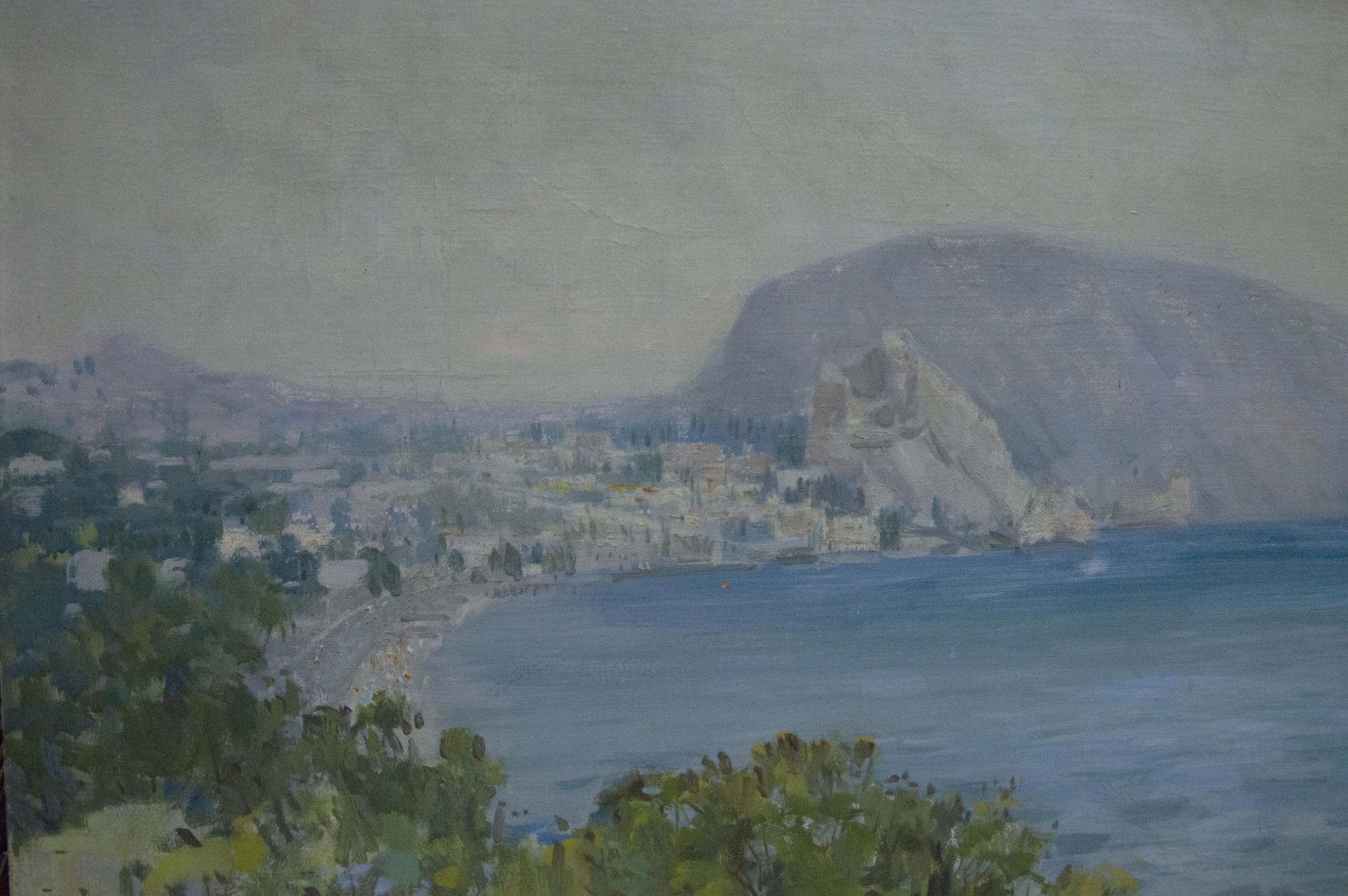 Daniil Ivanovich Bezugly's oil painting depicting the charm of Y.