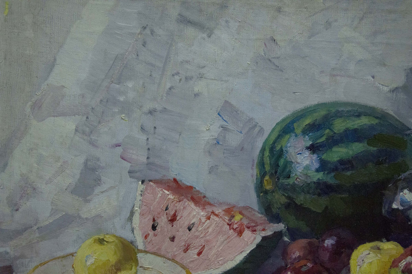 Oil painting Still life with watermelon by Kerzhner Alexander Haskelevich
