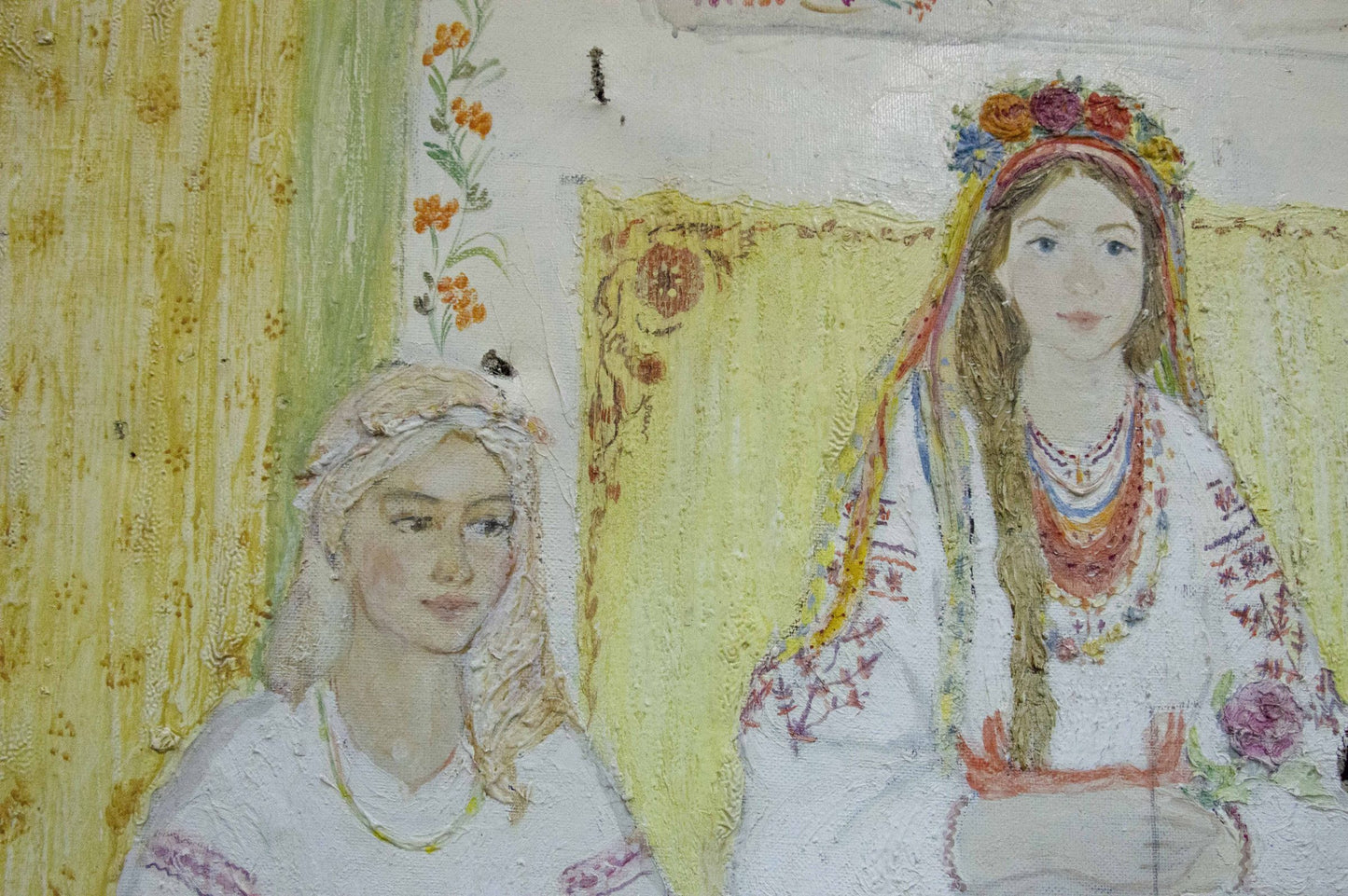 Oil painting Mistresses at the Table by Golembievskaya Tatiana Nikolaevna