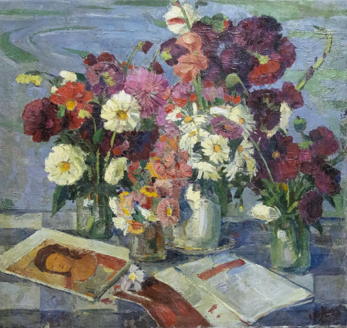 Vibrant impressionistic still life oil painting by Potapenko Andrey Ilyich