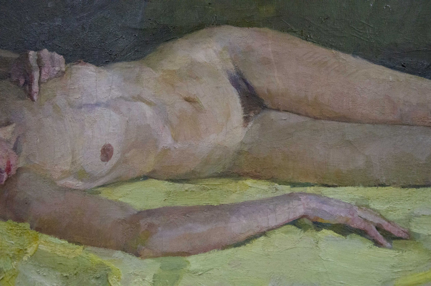 Impressionistic oil painting of female figure figure by Singaevsky Vladimir Ivanovich