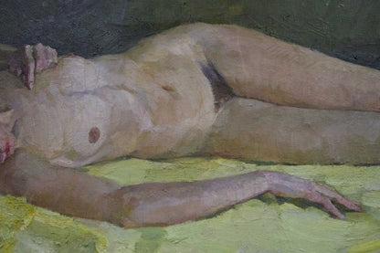Impressionistic oil painting of female figure figure by Singaevsky Vladimir Ivanovich