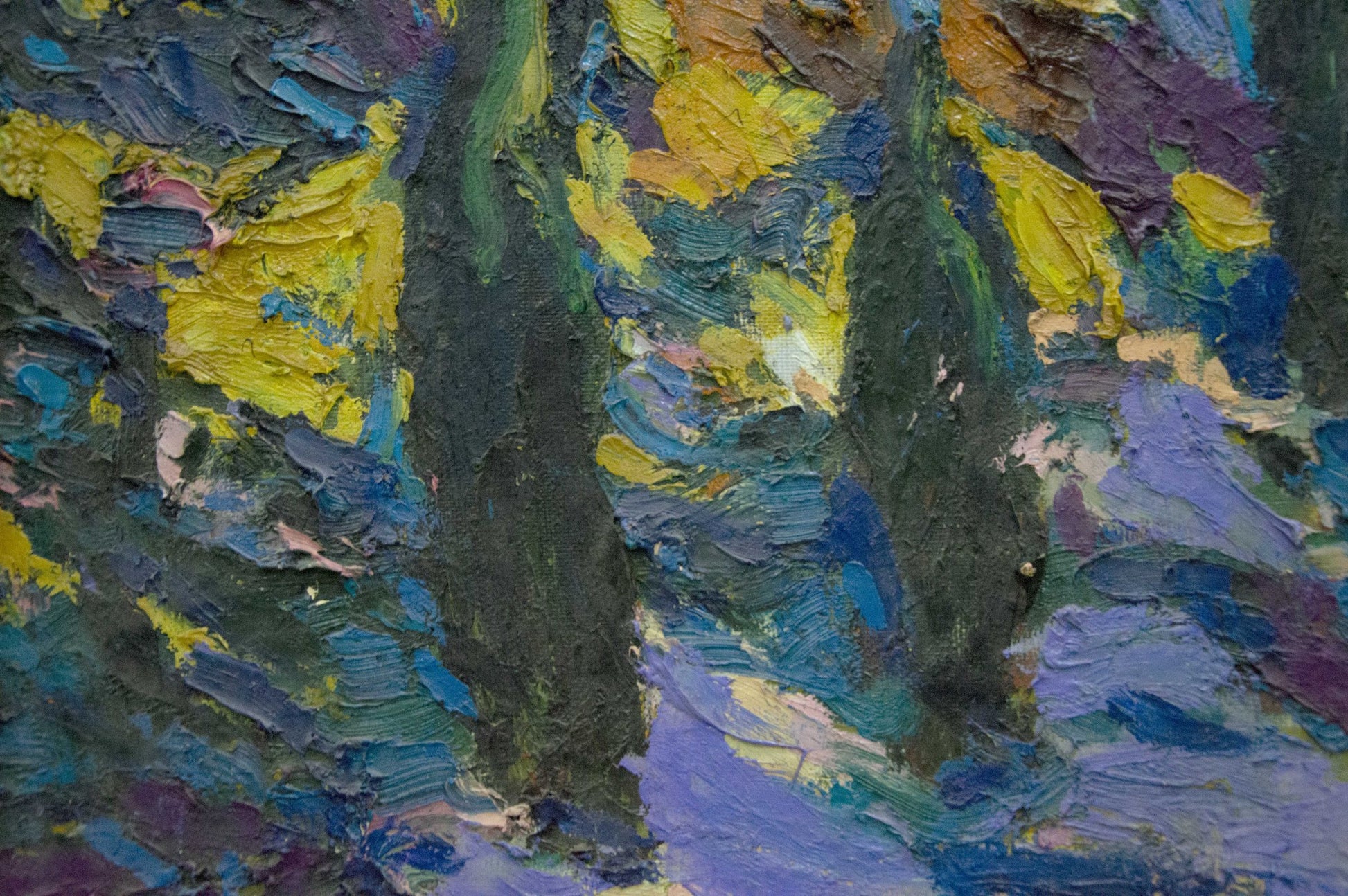 oil painting forest