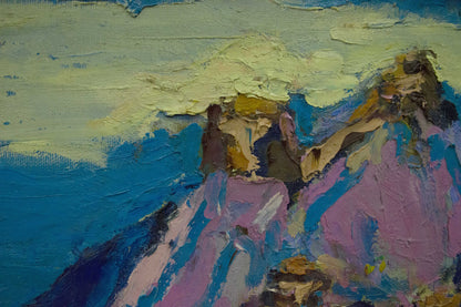 oil mountain art