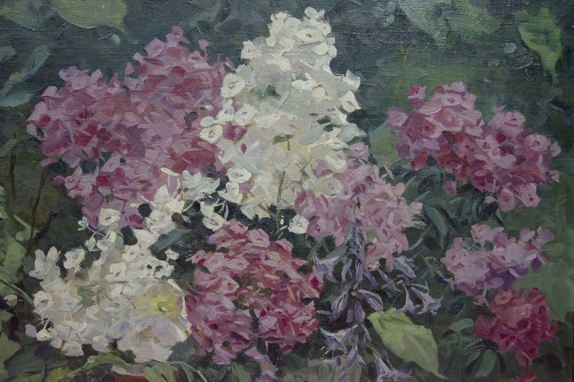 Vibrant oil painting Lilac by Nadezhda Kompaniyets-Kiyanchenko