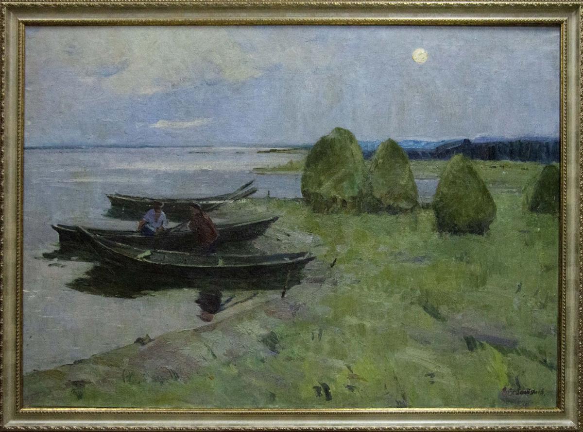 Oil painting Near the Shore by Sevastyanov Victor Grigorievich