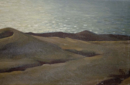 Oil painting by the sea by Brusentsov Gennady Yakovlevich