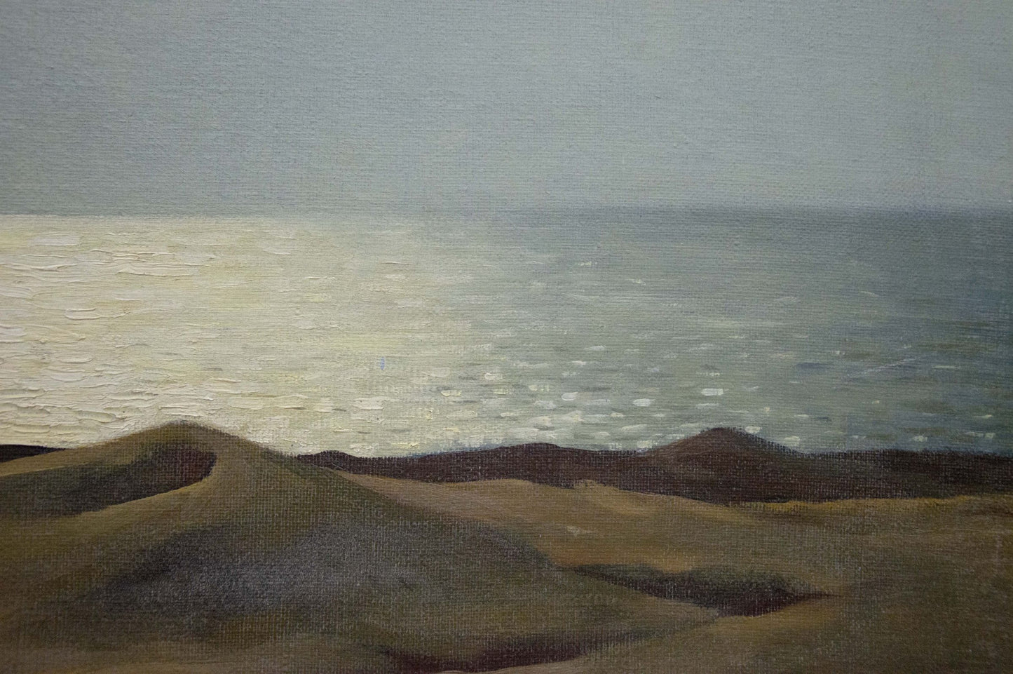 Oil painting by the sea by Brusentsov Gennady Yakovlevich