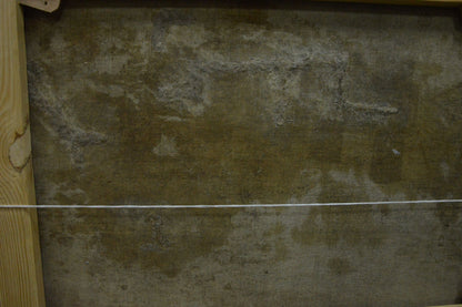 Weathered concrete wall in Oil painting Park near the shore by Khomko Vasily Efremovich
