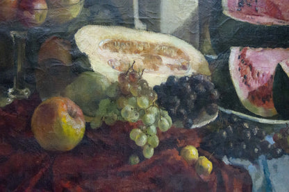 Oil painting still life by Sokolova Zinaida Ivanovna with grapes