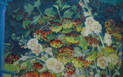 Vibrant impressionistic oil painting Rowan Zorya by Galina Denisovna