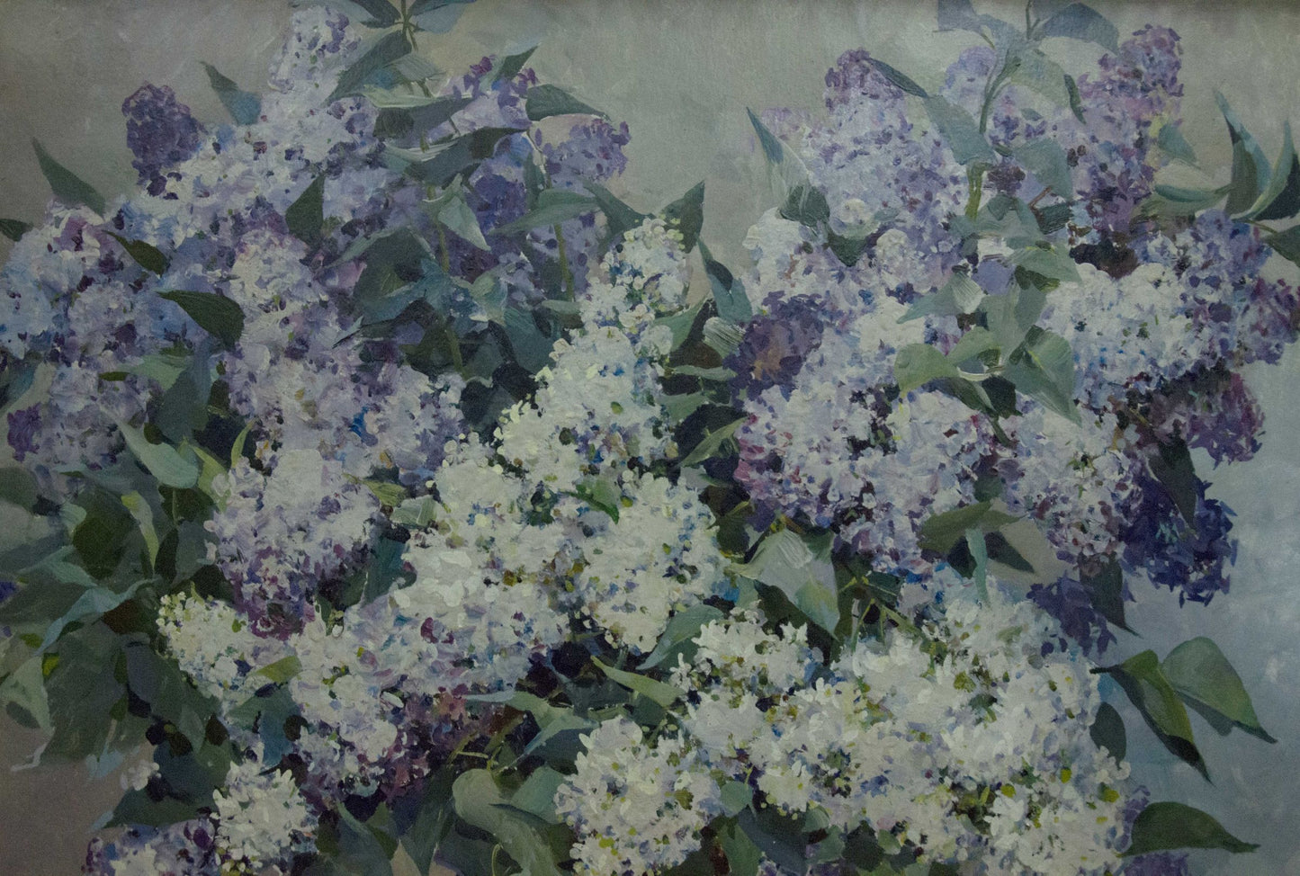 Oil painting of lilac blossoms by Sidoruk Vladimir Fedorovich