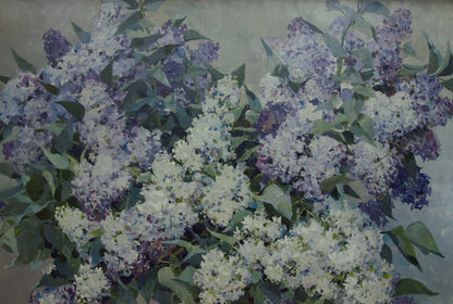 Oil painting of lilac blossoms by Sidoruk Vladimir Fedorovich