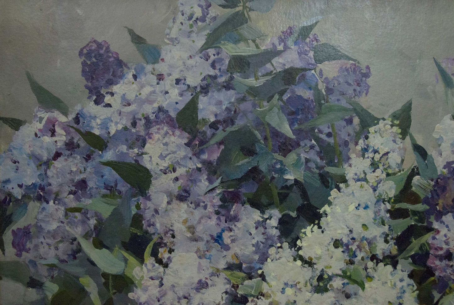 Oil painting of lilac blossoms by Sidoruk Vladimir Fedorovich