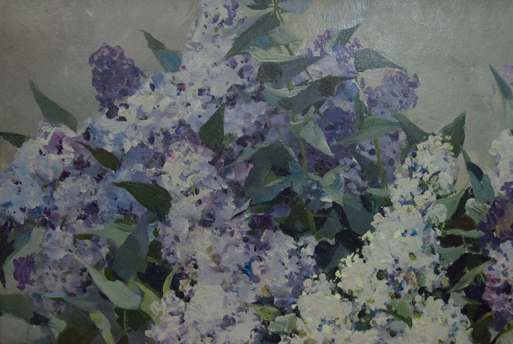 Oil painting of lilac blossoms by Sidoruk Vladimir Fedorovich