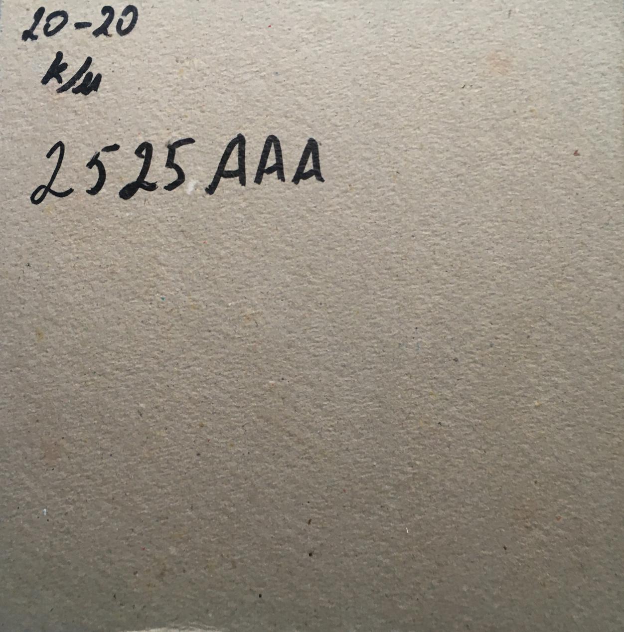Back of oil painting Blooming tree Zadorozhnya V.V. on beige textured paper