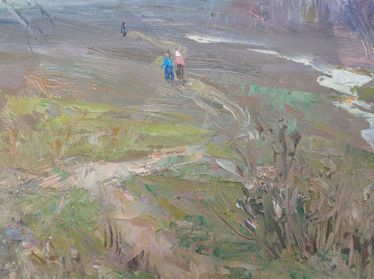 Oil painting April 