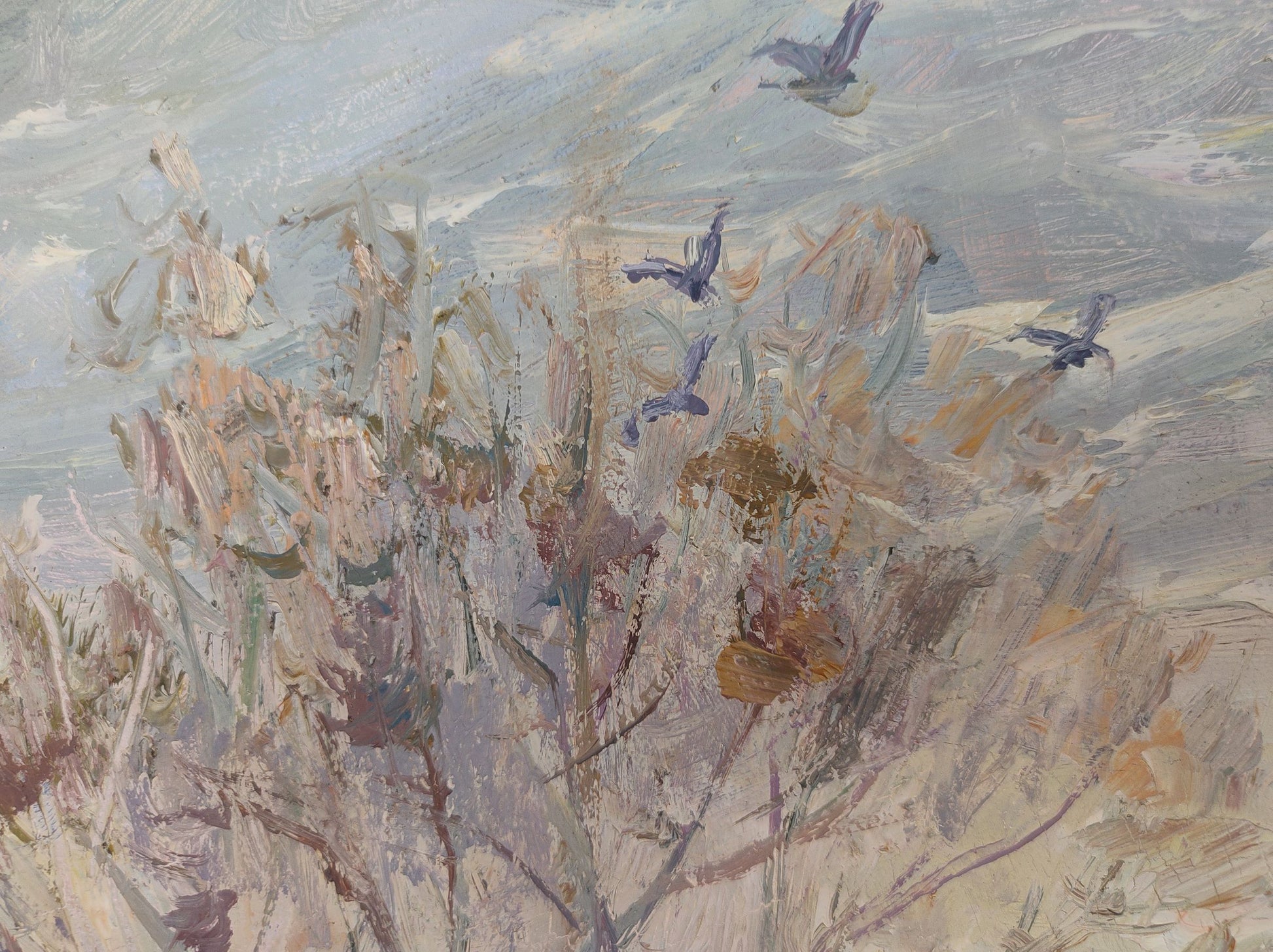 Oil Painting Spring Nature Landscape 