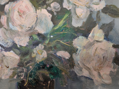 White Peonies is an oil painting by V. V. Mishurovsky