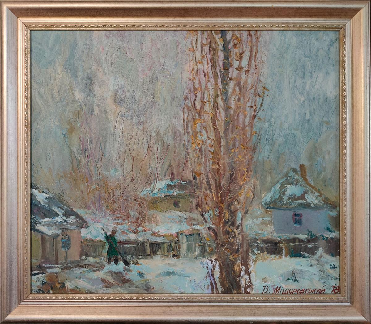Oil painting Witer day Mishurovsky V. V.