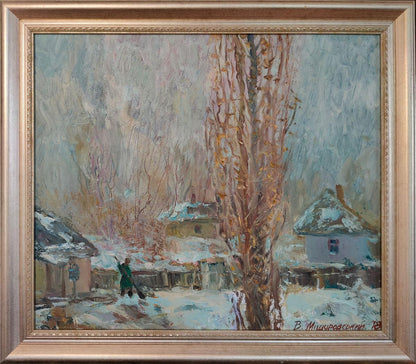 Oil painting Witer day Mishurovsky V. V.