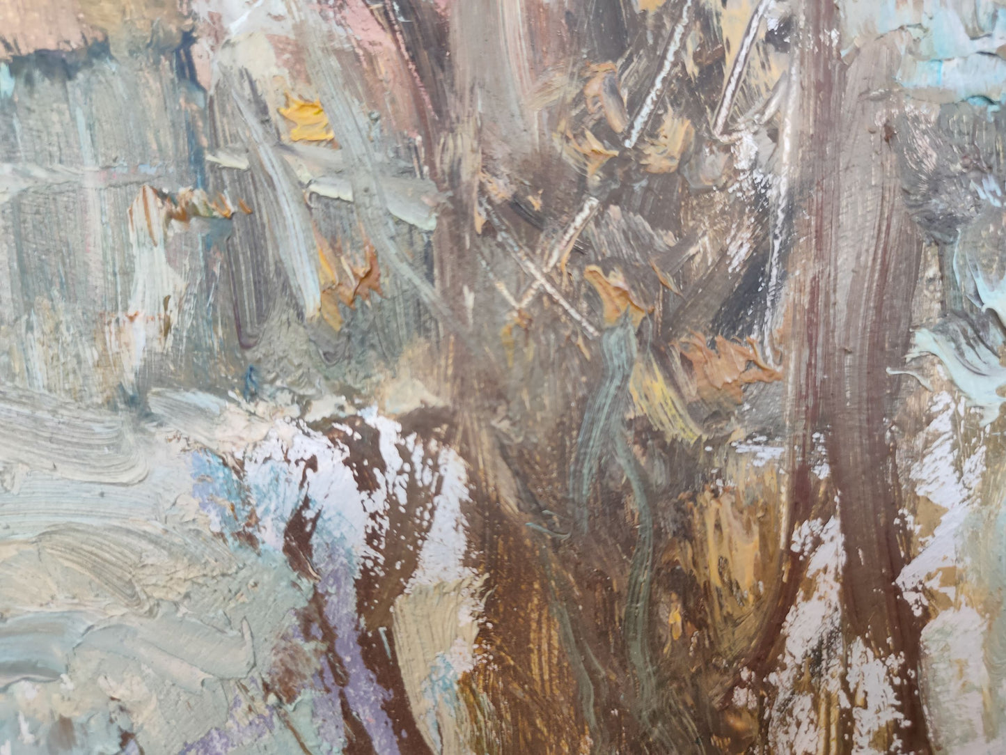 Oil painting Witer