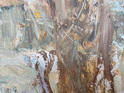 Oil painting Witer