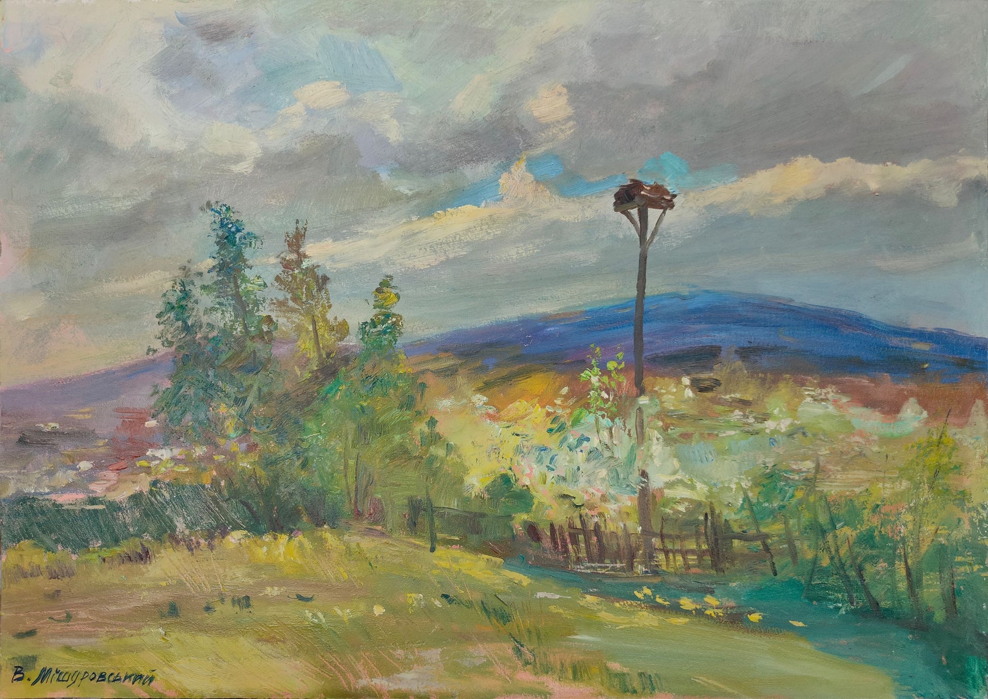 Oil painting Spring fragrance Mishurovsky V. V.