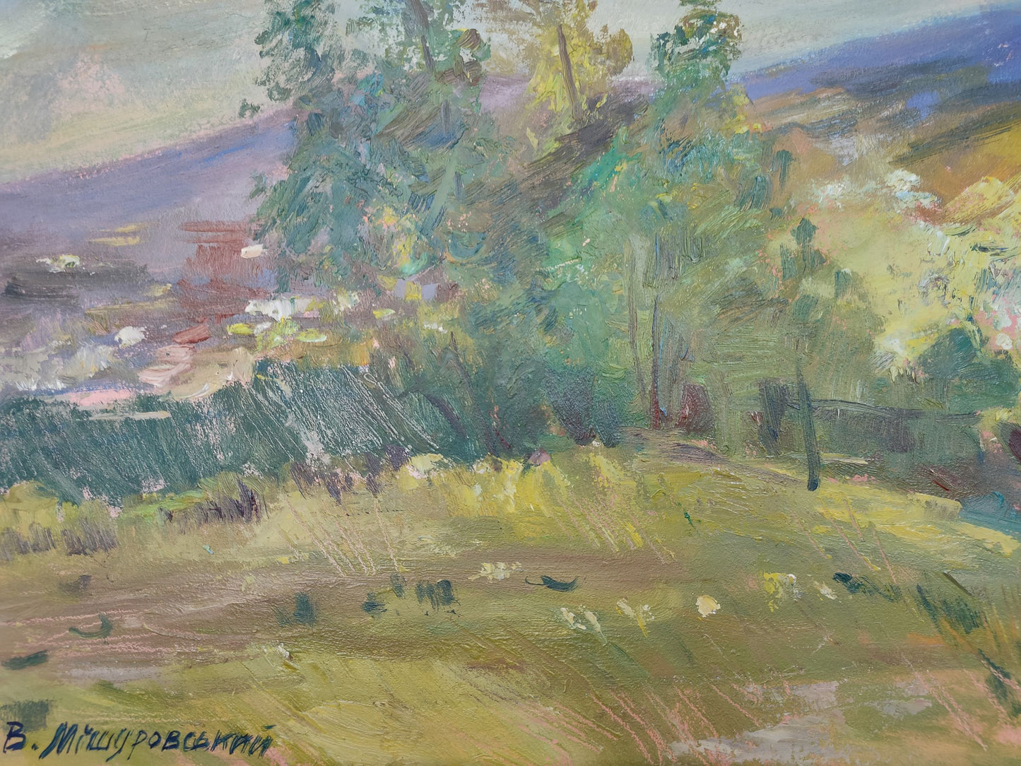 Oil Painting Spring Nature Landscape 