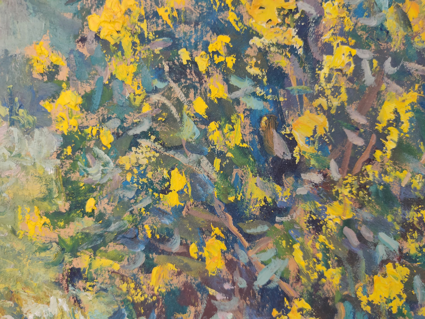 Village Spring landscape 