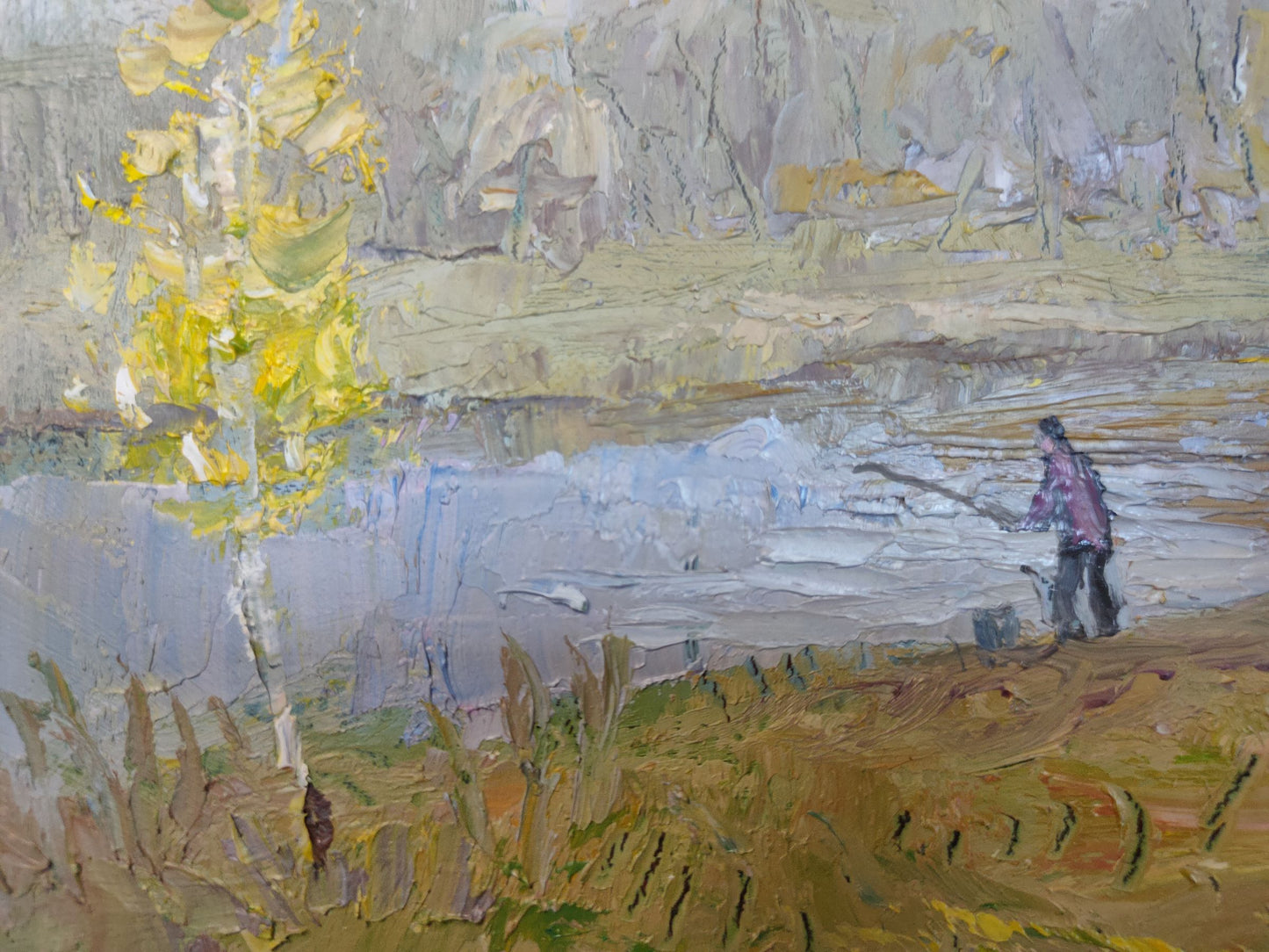 Oil Painting Autumn Nature Landscape 