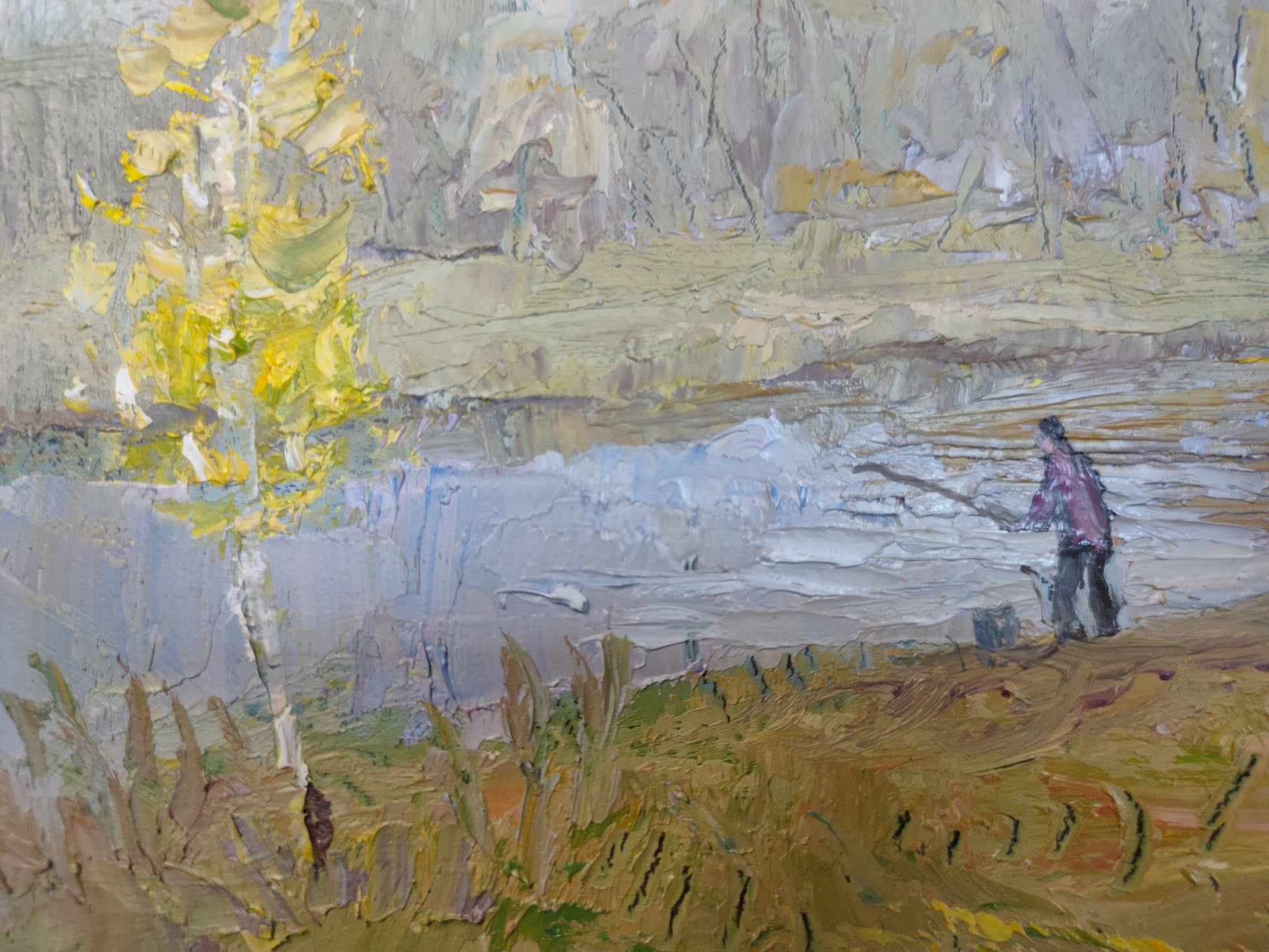 Oil Painting Autumn Nature Landscape 