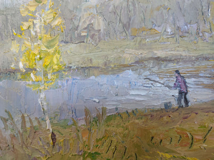 Oil Painting Autumn Nature Landscape 