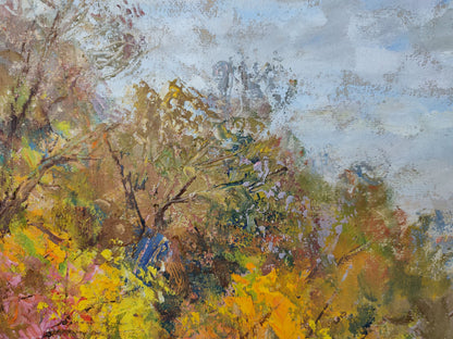 Oil Painting Autumn Nature Landscape 