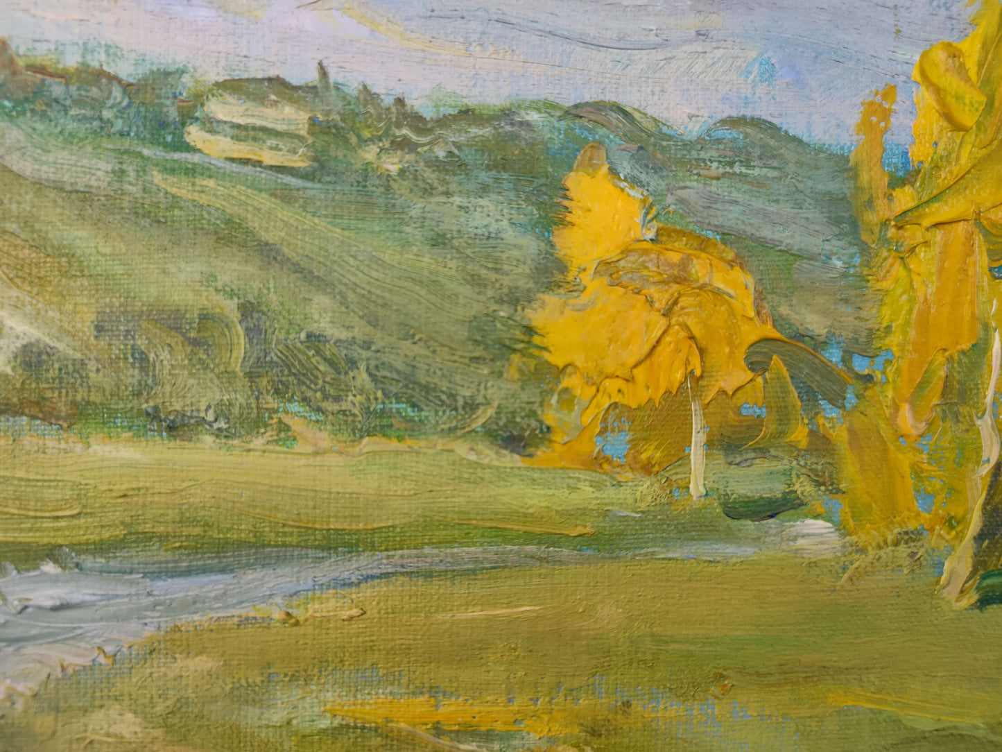 Oil painting Autumn 