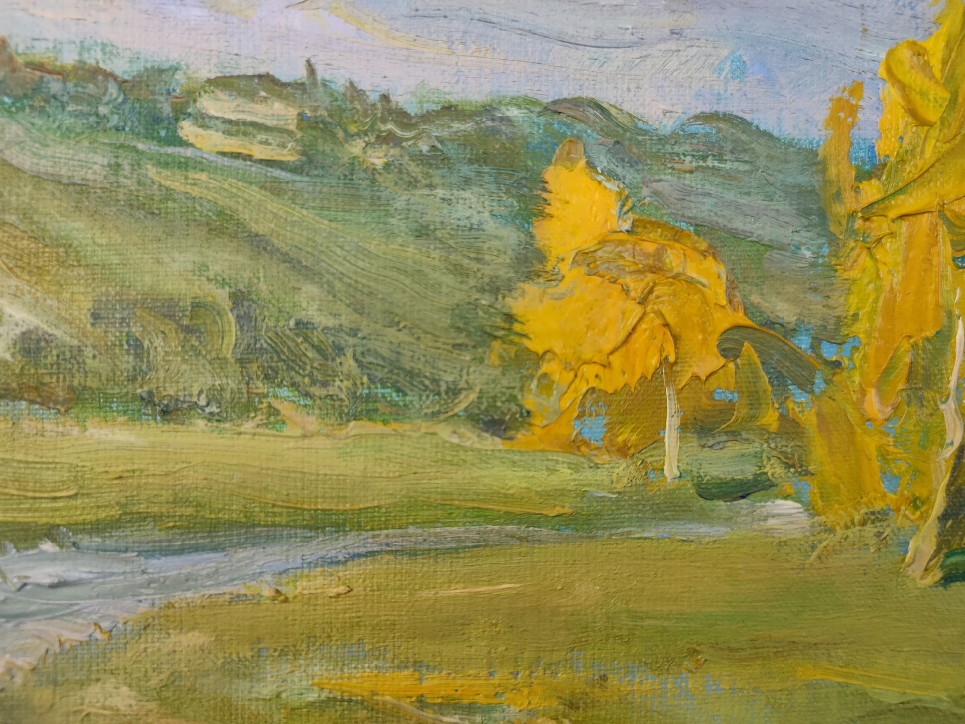 Oil painting Autumn 
