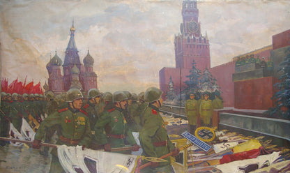 Oil painting by Baroyants Mikhail Sergeevich: M. military parade