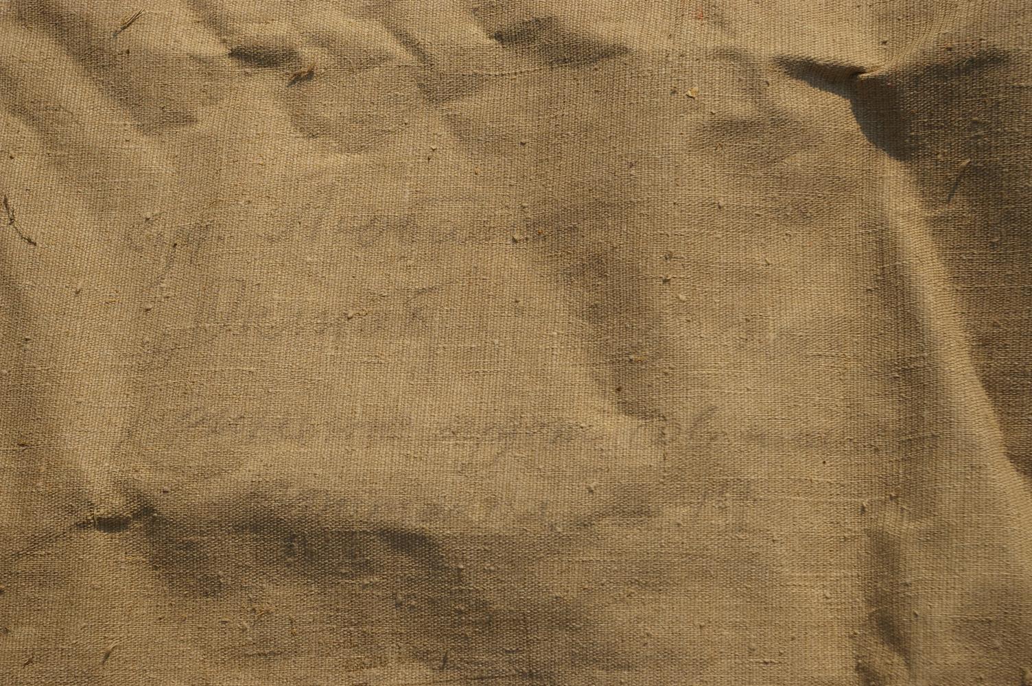 Textured beige burlap backing for Oil painting October by Lyubavin Yuri Mikhailovich