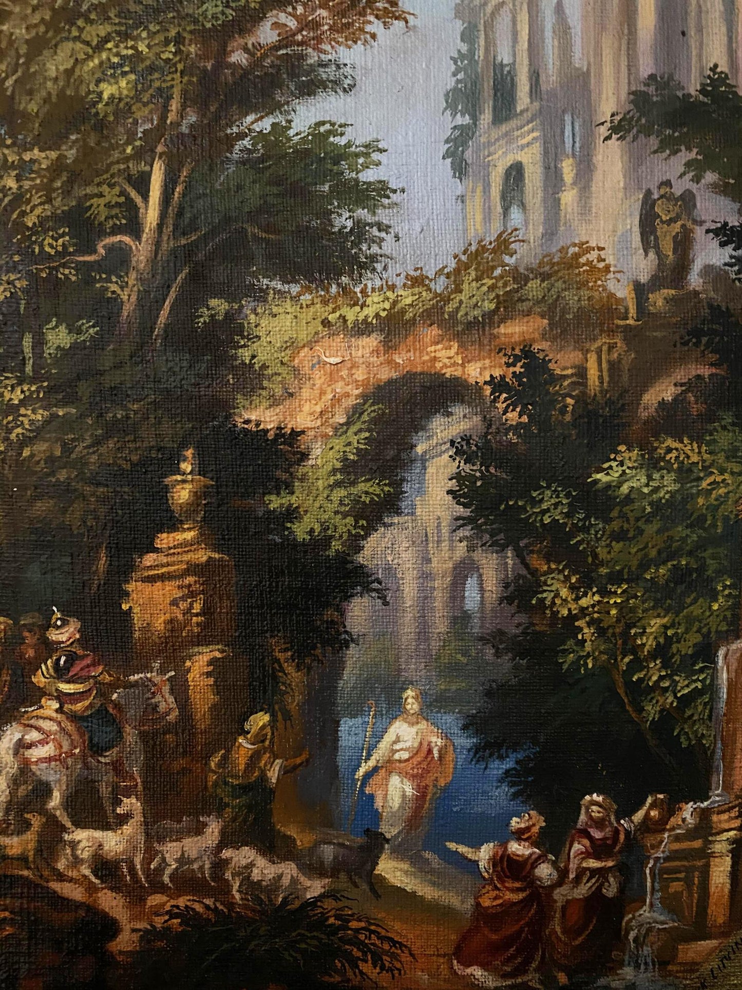 city painting landscape